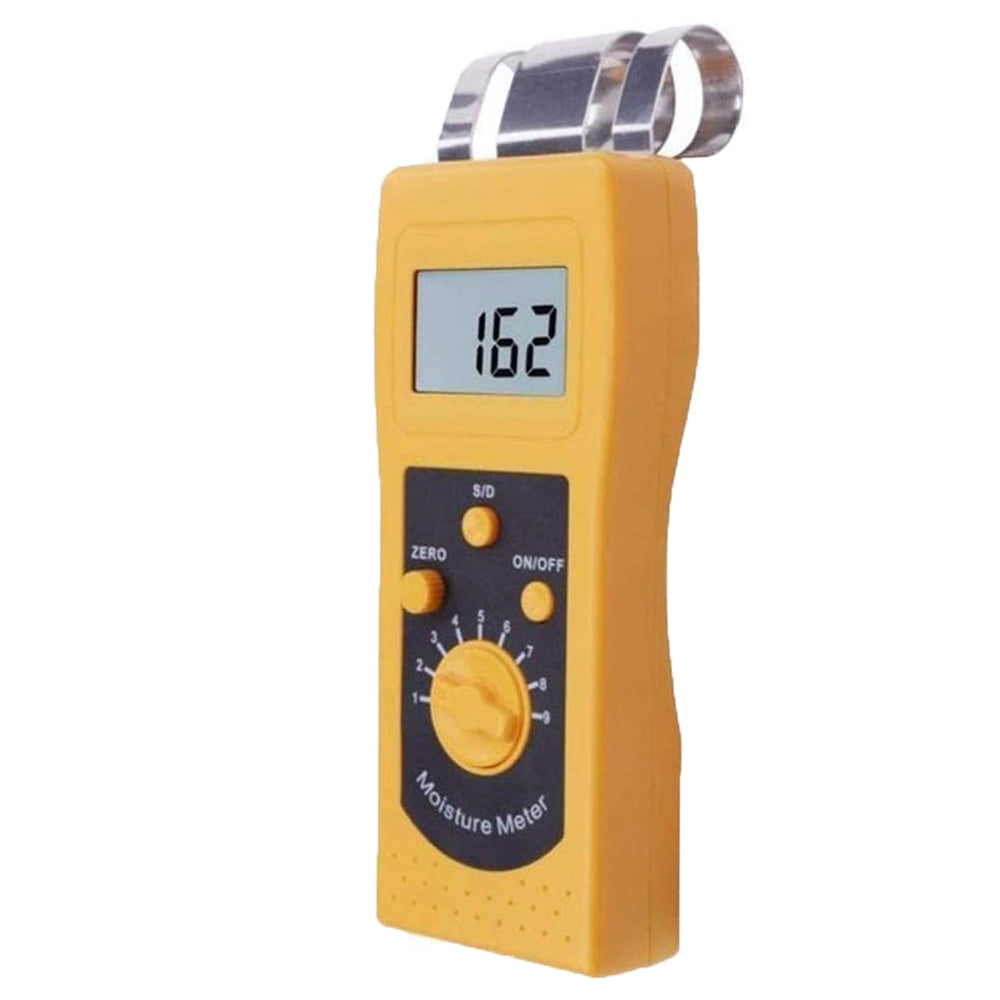 VTSYIQI Paper Moisture Tester Paper Moisture Content Meters Paper Damp Tester Carton Box Moisture Meter With Measuring Range 0.00-2.00%(d) 0.0-98.0%(s) Resolution 0.1/0.01 For Corrugated Paper,Cartons,Paper Rolls,Etc