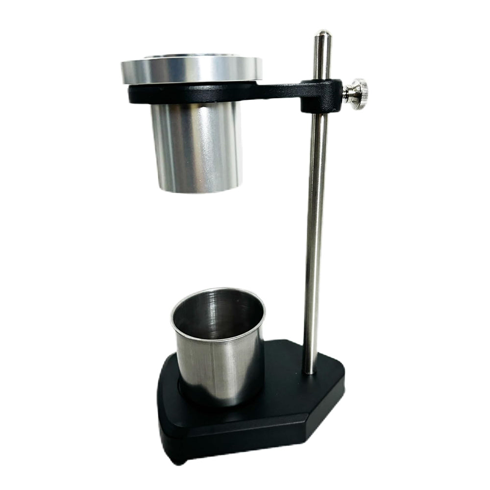 VTSYIQI NO.5 Ford Viscosity Cup Viscosity Measuring Cup with Stand Measuring Range 200-1200 CST Outflow Time 25-105 sec Hole Diameter 5.20 mm for Testing Thicker Fluids and Mixtures