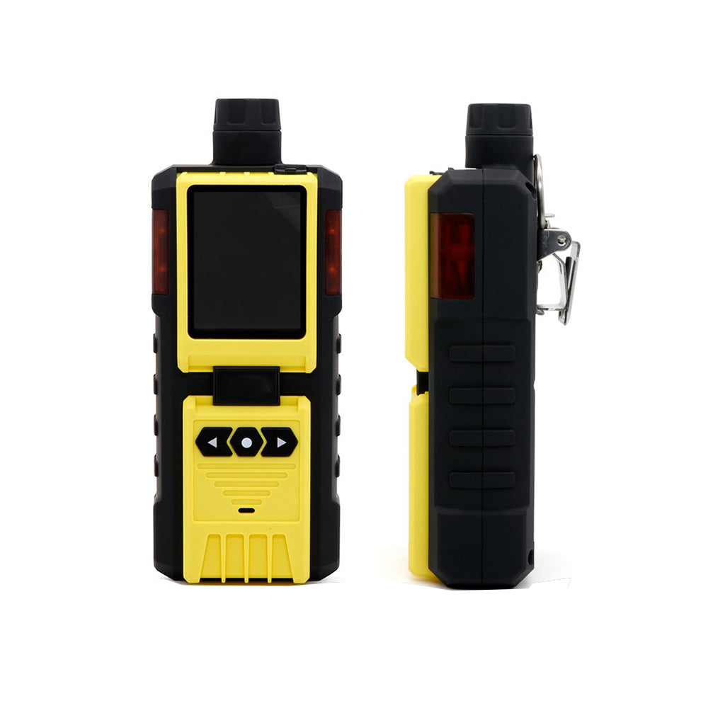 VTSYIQI NO2 Gas Detector Handheld Nitrogen Dioxide Gas Detector with Range 0-20ppm Resolution 0.1ppm L-alarm 5ppm H-alarm 10ppm Gas Pump Sampling Method 1200pcs Data Records Display Screen for Detecting Gas in Many Industries