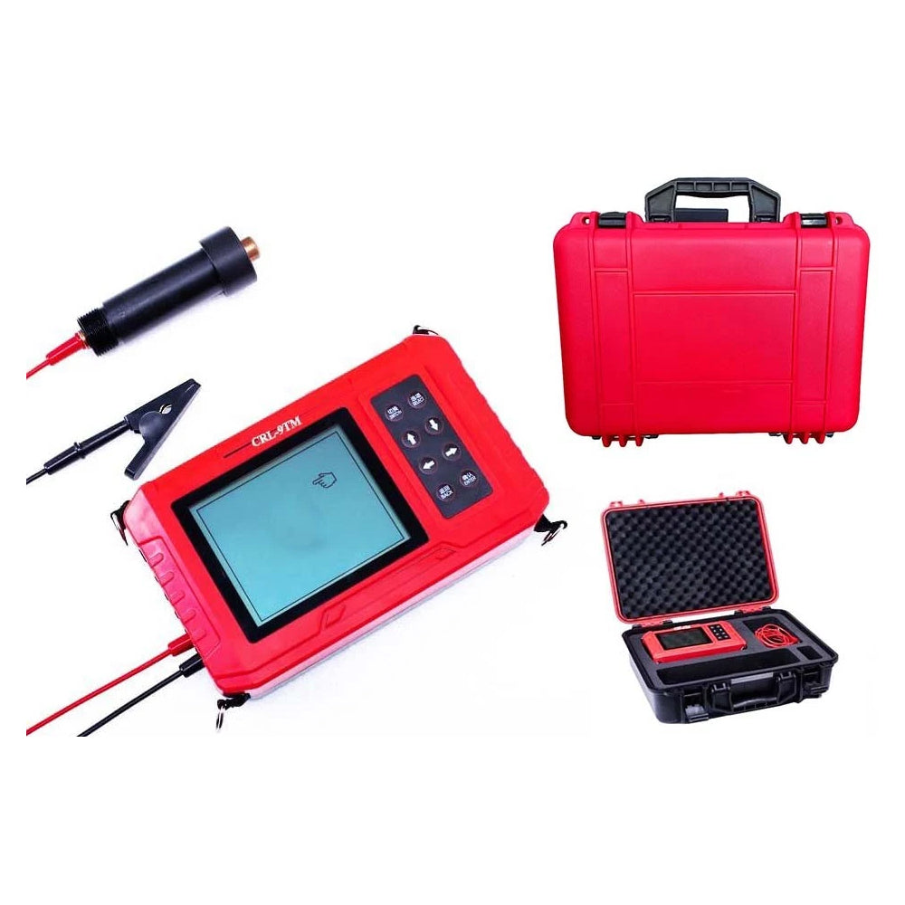 VTSYIQI Digital Concrete Rebar Corrosion Detector Rebar Rust Detection with Measurement Potential ±999mV Data at 5400 Pieces of Measurement Zone/11000 Pieces of Measurement Points Data Storage Function USB Port