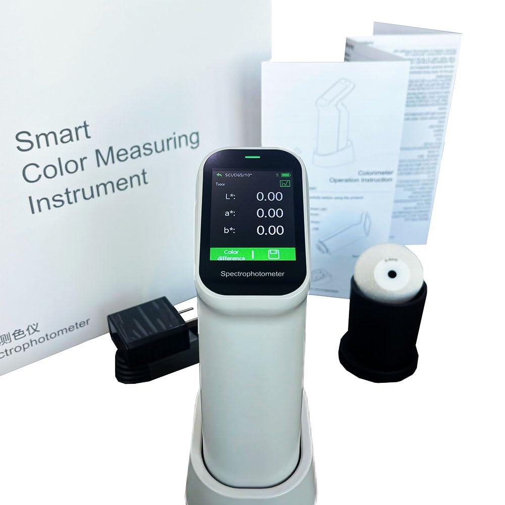 VTSYIQI Digital Color Meter Color Measurement Colorimeter with Measurement Repeatability ΔE*ab≤ 0.03 Display Accuracy 0.01 LED Light Source Use the Powerful PC-based Colour Management System ColorExpert