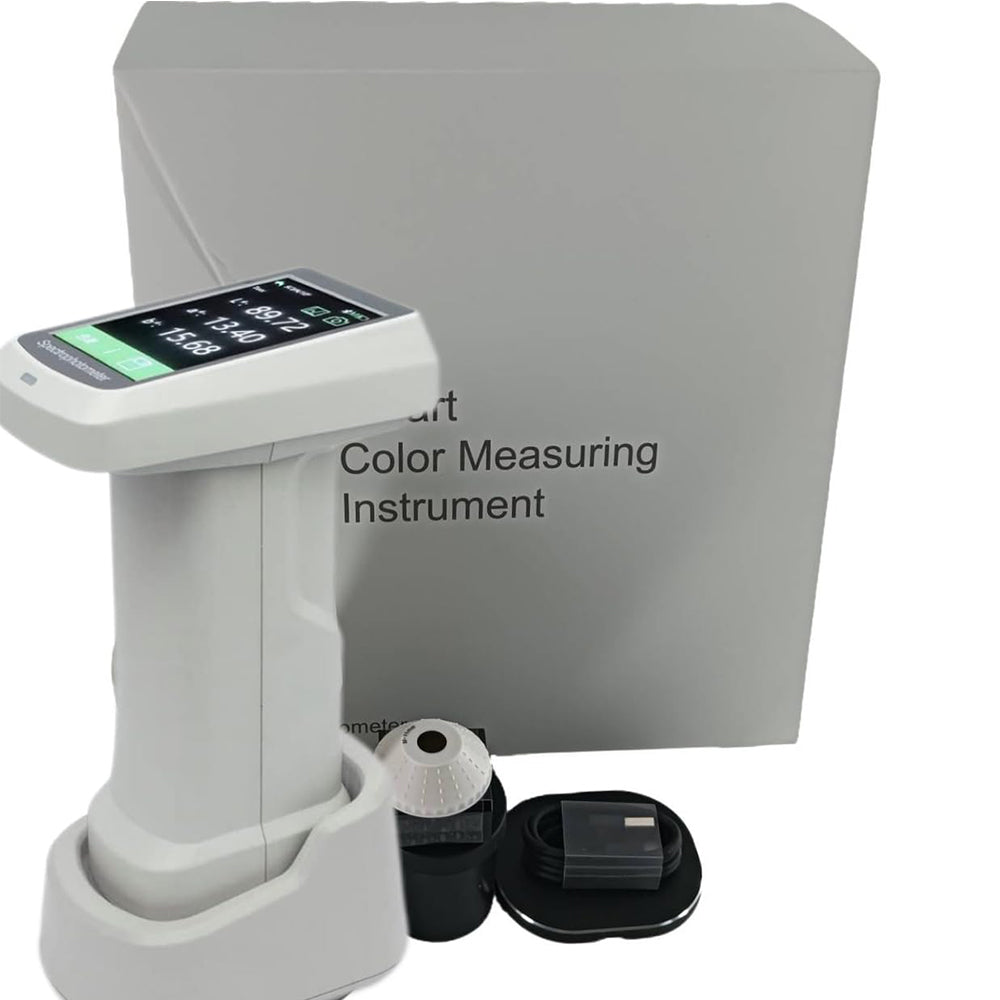 VTSYIQI Digital Spectrophotometer Three Aperture Spectrophotometer Measuring Instrument with 3 Measuring Apertures Repeatability dE*ab≤0.03 Accuracy 0.01 Camera Measurement Observation Method