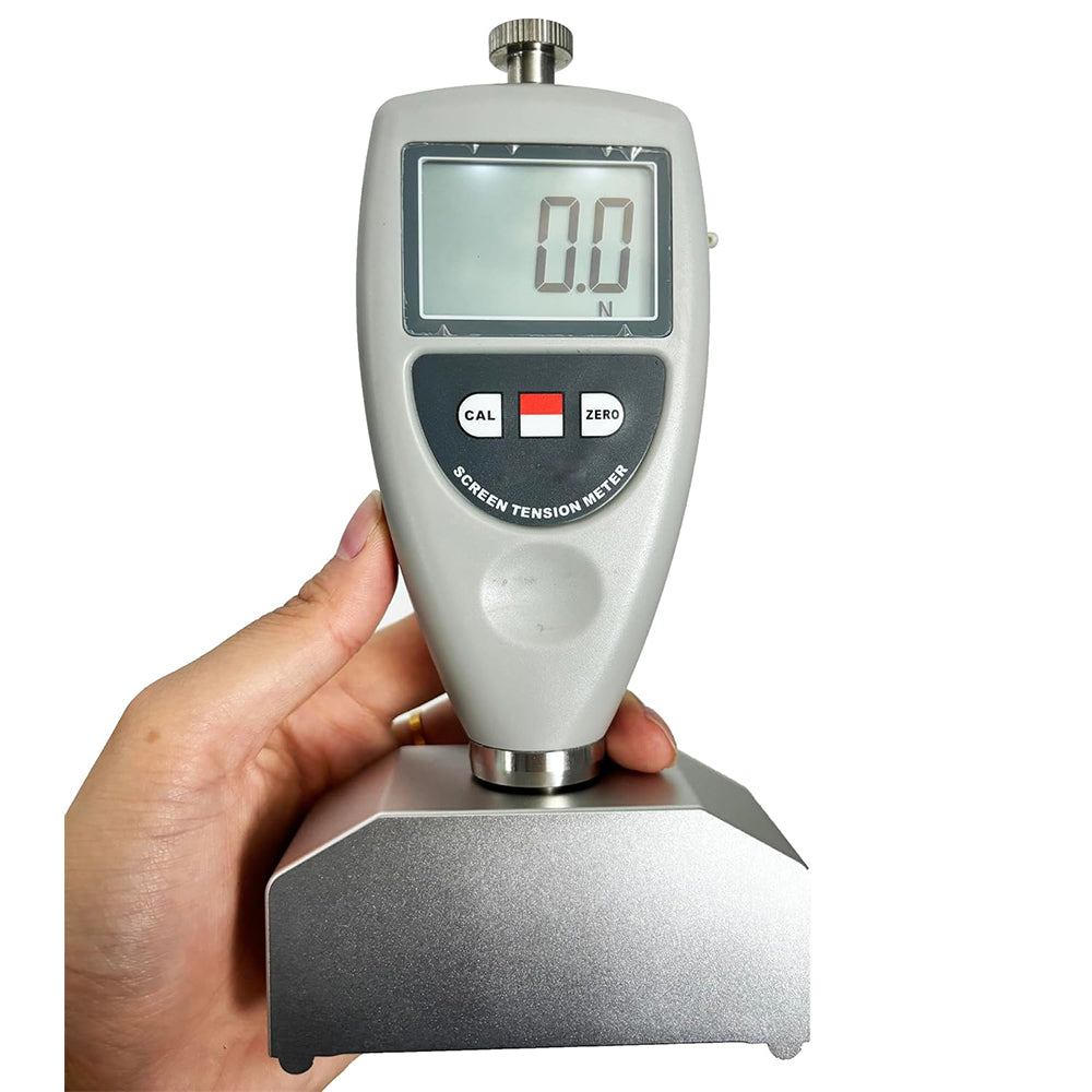 VTSYIQI Digital Screen Printing Tension Meter Digital Silk Screen Tension Tester with High Accuracy LCD Digital Display Eliminating Reading Error Unit Conversions Between N/cm and kg/cm Display Range 0~50 N/cm Measurement Range 7~40 N/cm Resolution 0.1