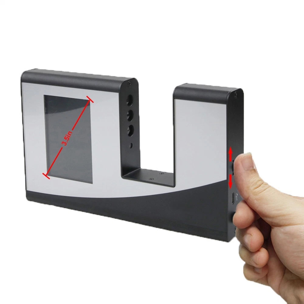 VTSYIQI Film Light Transmission Meter Optical Transmittance Meter with Ultraviolet Visible Infrared Illumination Light Source Measuring Wavelength Range Visible Light 380nm-760nm Infrared Peak Wavelength 940nm Resolution 0.1%