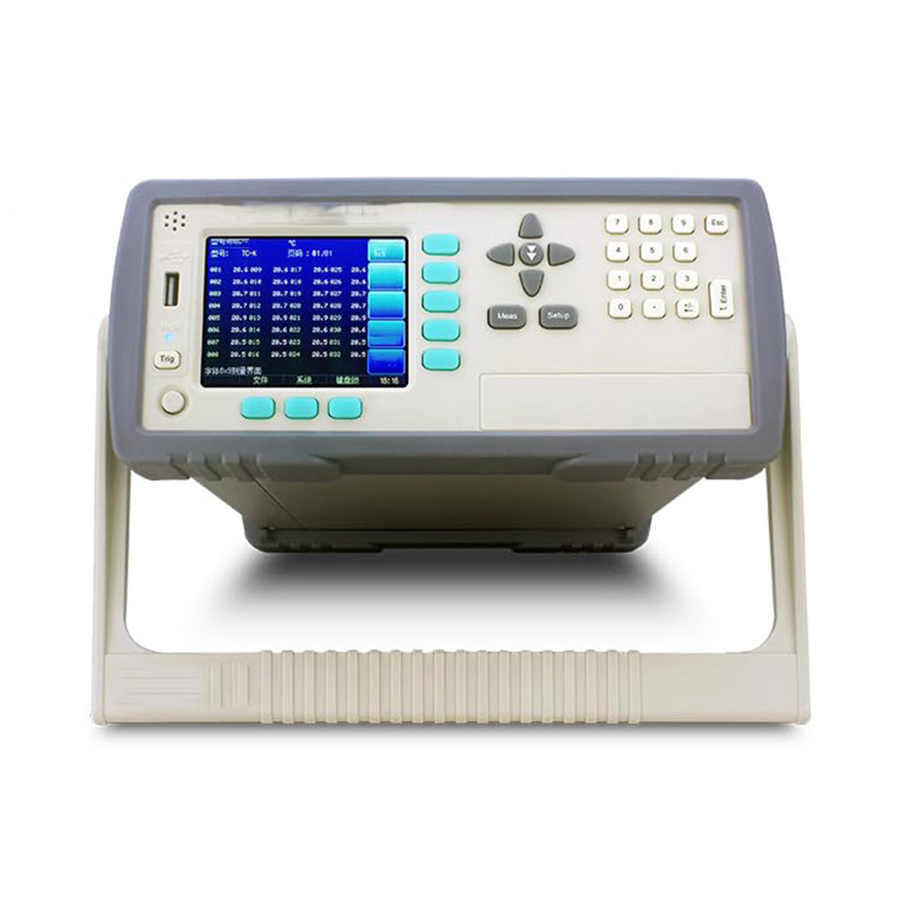 VTSYIQI 24 Channel Thermocouple Data Logger Multi-Channel Temperature Tester Meter with USB RS232C Interface Thermocouple J/K/T/E/S/N/B/R Range -200℃ To 1800℃ Twenty-four Channel