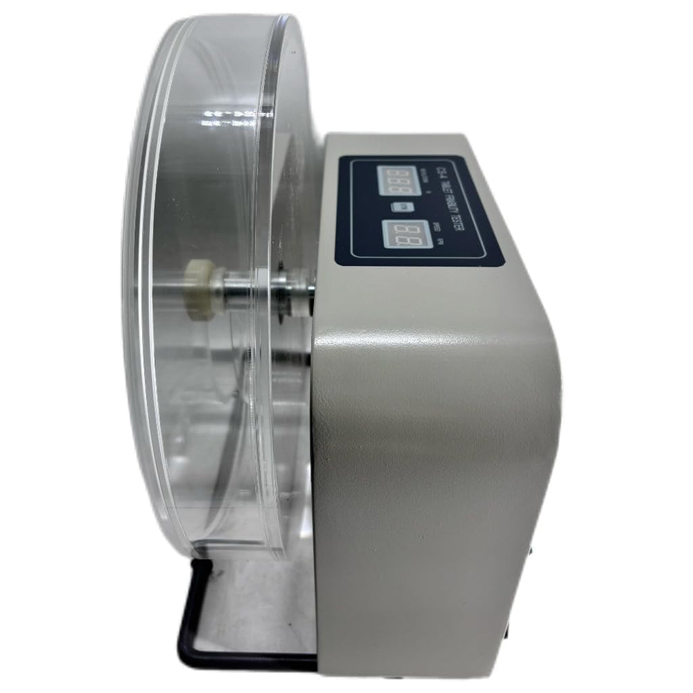 VTSYIQI Friability Tester Tablet Friability Apparatus Friability Test Machine with 1 Number of Turntable Cylinders Depth of Turntable Cylinder 39mm Drug Drop Height 156MM Automatic Detection Automatic Diagnosis Automatic Alarm