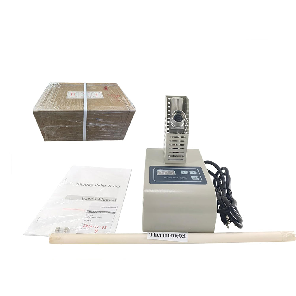 VTSYIQI Melting Point Testing Machine Melting Point Apparatus with Melting Point Test Range (50-300)°C Ambient Temperature (15-35)°C Accuracy ±1.0℃ Temperature Rise Rate (1.0, 2.0, 4.0, 6.0)℃/min