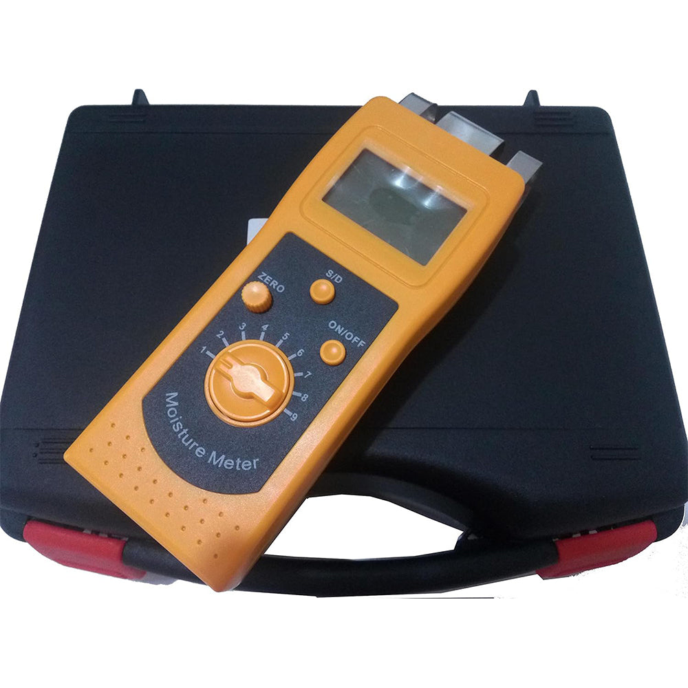 VTSYIQI Digital Portable Paper Moisture Meter Moisture Meters for Paper with Measuring Range 0.00-2.00%(d) 0.0-98.0%(s) Digits LCD with Backlight Resolution 0.1 or 0.01