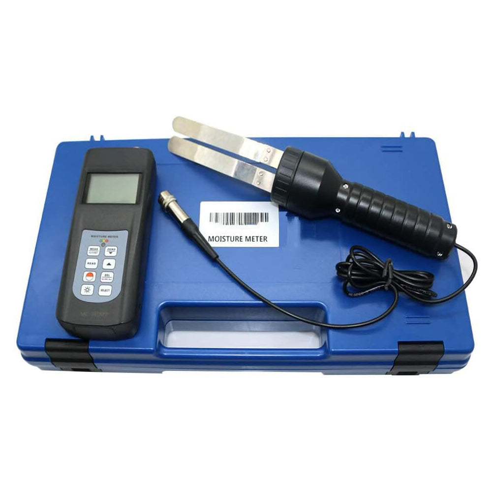 VTSYIQI Paper Moisture Tester Paper Moisture Analyzer with Measurement Range 0% to 50% (Cd08) 0%~18% (Cd10) 0%~100% (Cd11) 0%~40% (Cd12) Resolution 0.1% 240 Sets of Data Memory Function Contact Type Sensor Type