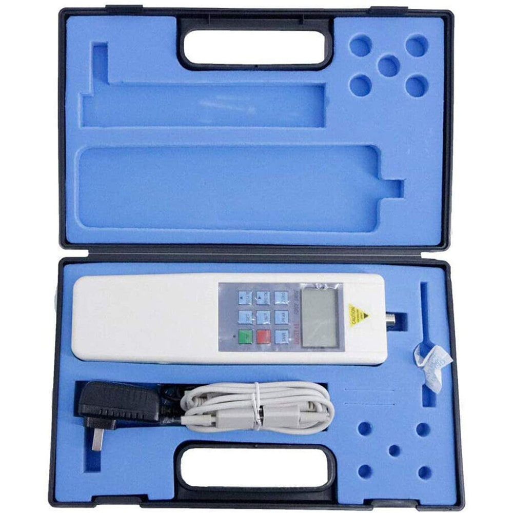 VTSYIQI Digital Push Force Gauge Digital Force Gauges with Peak Hold Function 3 Measurement Units N Kg Lb Peak Load Value 2000N/ 200kg/ 450Lb for Push-Pull Load Insertion Force Test