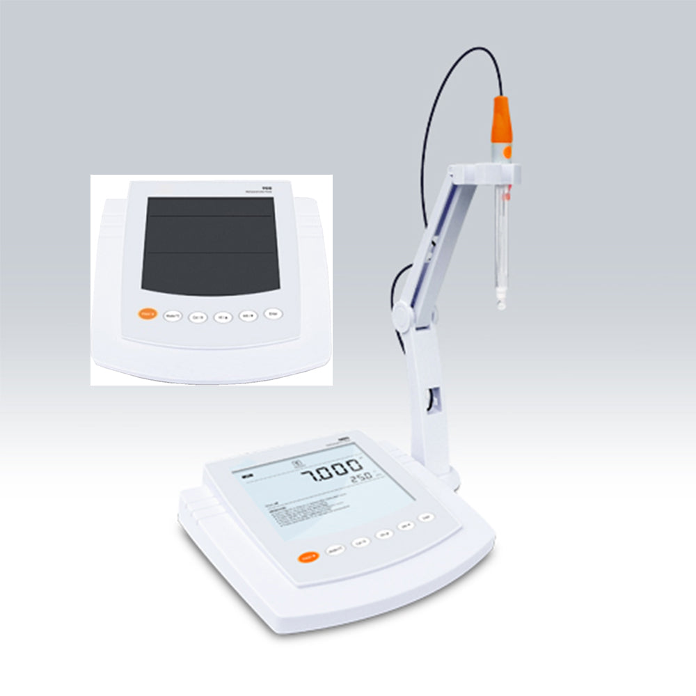 VTSYIQI Multi-parameter Water Quality Analyzer Lab Water Quality Analyer with Conductivity Standard Solutions Range -2.000 to 20.000 pH Accuracy ±0.002 pH Manual/Auto-read Measurement Endpoint for Measuring pH mV Conductivity TDS Temp