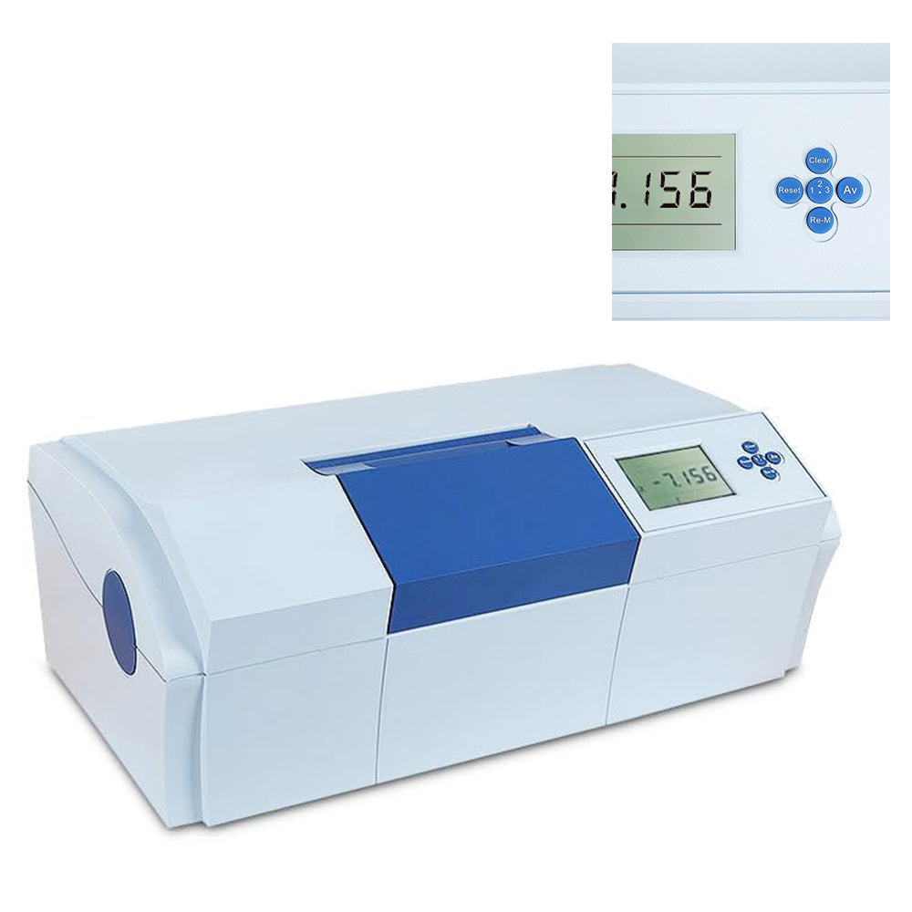 VTSYIQI Digital Lab Automatic Polarimeter Optical Rotation Instrument with Wavelength 589nm Measurement Range ±45°(Optical Rotation) Repeatability ≤0.01° Minimum Indicating Value 0.002°(Optical Rotation) for Testing Optical Rotation