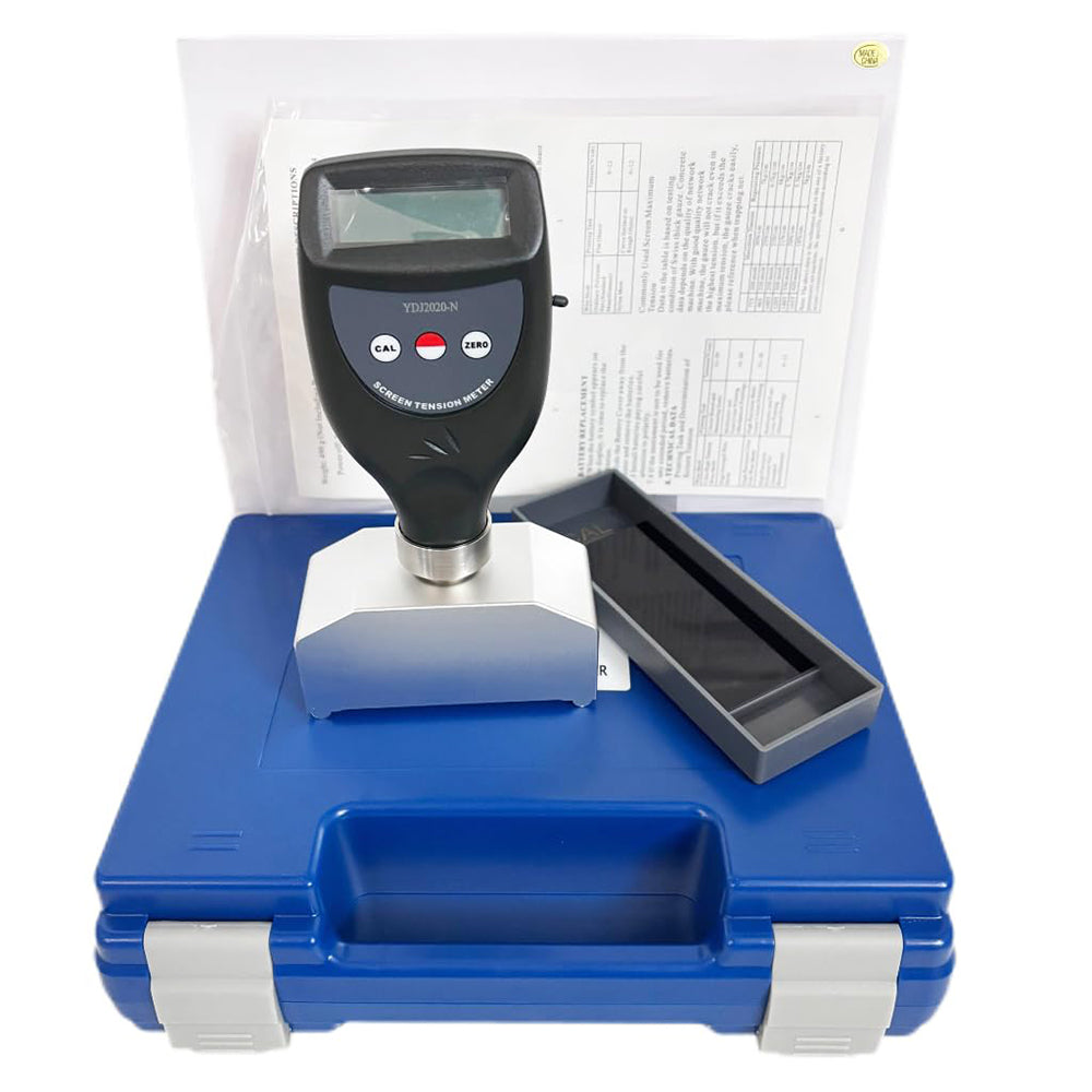 VTSYIQI Silk Screen Tension Meter Digital Screen Printing Tension Tester with Display Range 0~50N/cm Measurement Range 7~40N/cm Automatic Identification Resolution 0.1 LCD Digital Display Eliminating Reading Error