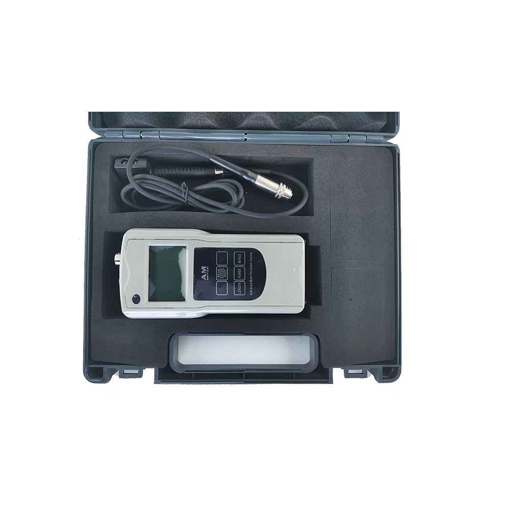 VTSYIQI Portable Infrared Belt Tension Meter with LCD Display Measurement Range 10Hz~500Hz Split Sensor Optical Path Distance 3-20mm Split Sensor Depth About 66mm Input Range Free Belt Length Max 99.99m Belt Mass Max 9.999kg/m