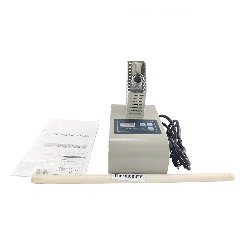 VTSYIQI Digital Melting Point Apparatus Melting Point Tester Instrument Equipment with Melting Point Test Range (50-300)°C Melting Point Testing Accuracy ±1.0℃ Ambient Temperature (15-35)°C
