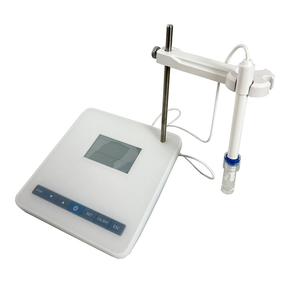 VTSYIQI Laboratory Benchtop pH Meter Benchtop Acidimeter with PH Buffer Powder mV Measuring Range -1599~1599mV Resolutin 1mV Indication Error ±1%FS pH Measuring Range 0.00~14.00pH Resolutin 0.01pH Indication Error ±0.05pH 2 Points Calibration