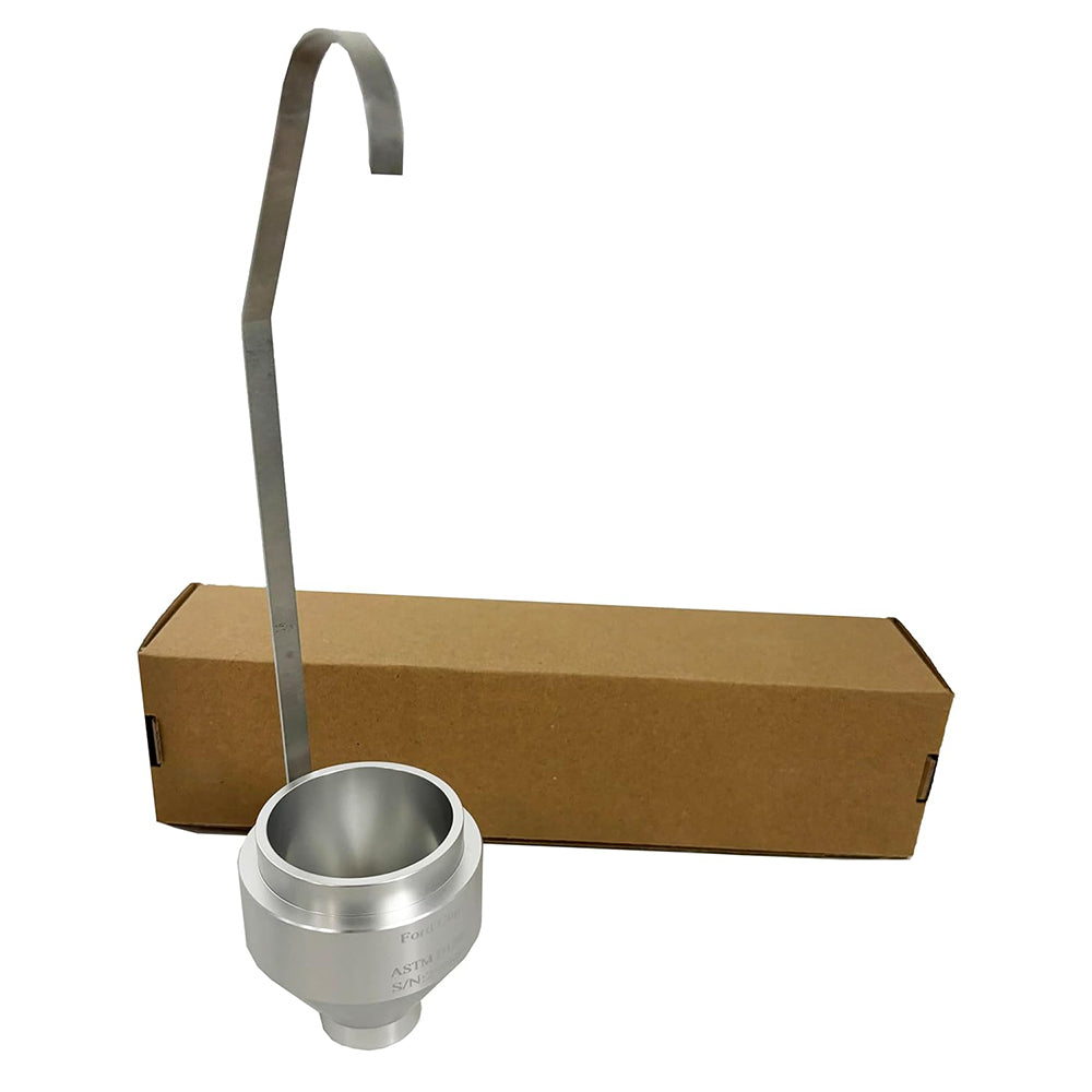 VTSYIQI Portable Ford Viscosity Cup NO.2 Flow Cup with ASTM D 1200 Standard Hole Diameter 2.80mm Measurement Range 25-120 CST High Quality Aluminum Cup for Determining the Viscosity of Inks Paints and Lacquers