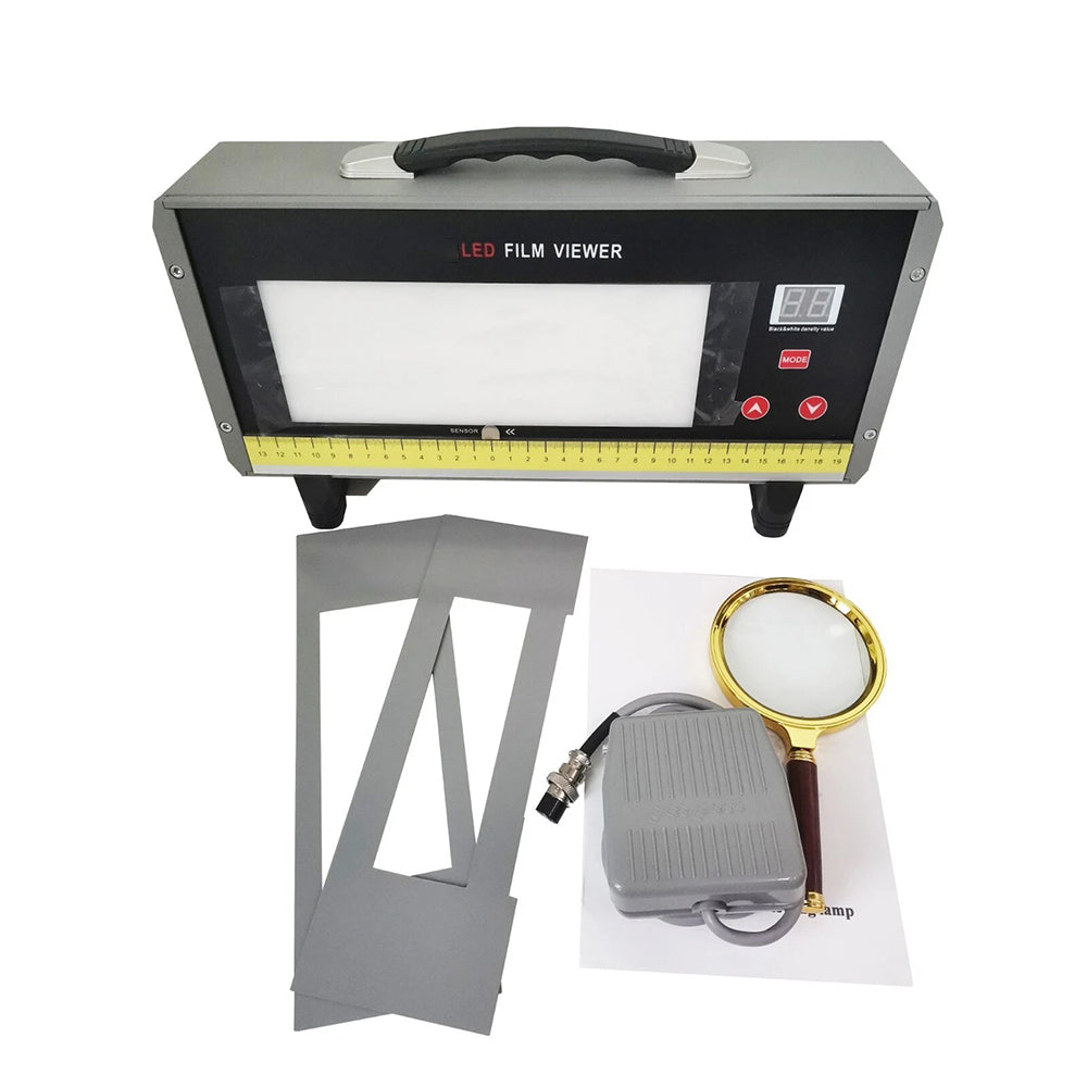VTSYIQI LED Radiography Film Viewer Digital Industrial x Ray Film Viewer with Film Observable Darkness ≤5.0 Large Display Screen Highest Luminance 193000cd/m²(600000Lux) for X Ray Flaw Detect
