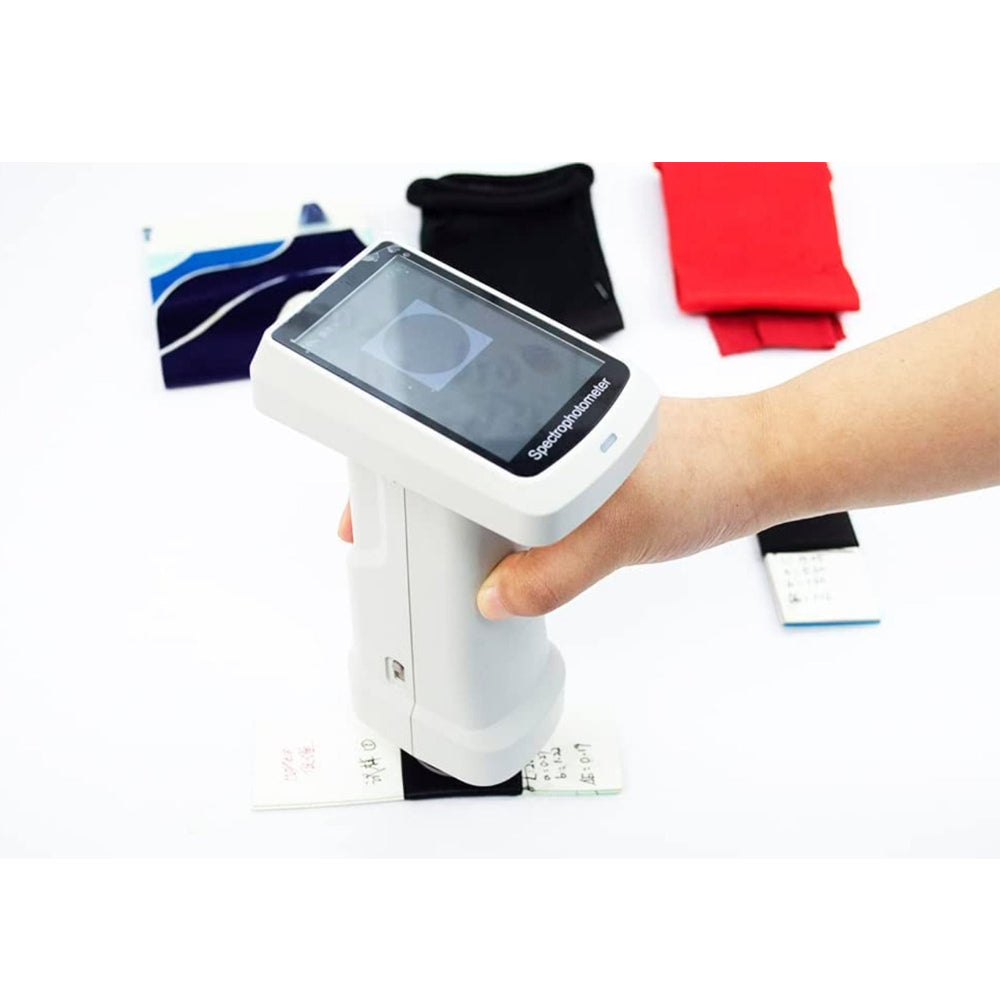 VTSYIQI Handheld Spectrophotometer Digital Spectrophotometer Measurement with Display accuracy 0.01 Measurement Caliber Φ11mm Φ6mm ▽11mm ▽6mm Wavelength range 400 to 700nm for Painting Coating Textile Color Test