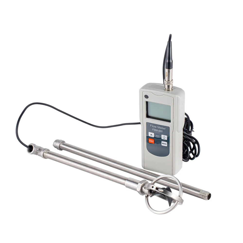 VTSYIQI Digital Water Velocity Meter Water Flow Speed Meter for Open Channel Flow with Speed Range 0.01-5.00 m/s Pole Positioning Measurement Method LED Backlight Current Measurement Error ≤1.5%