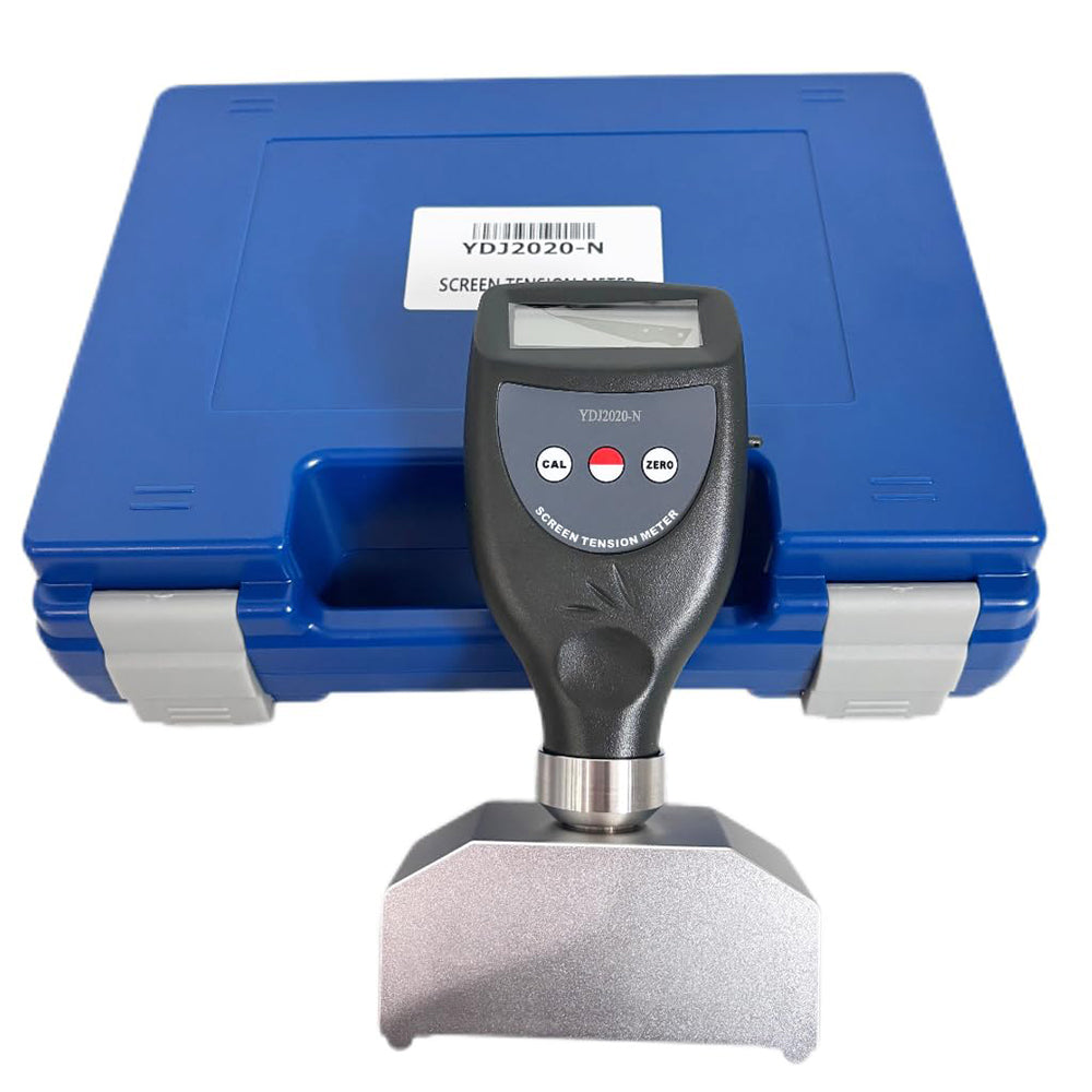 VTSYIQI Digital Silk Screen Tension Tester Screen Wire Mesh Tension Meter with Fiducial Error 5% Measurement Range 7~40N/cm Resolution 0.1 LCD Digital Display Eliminating Reading Error for Screen Tension and Stencil Tension Measurements