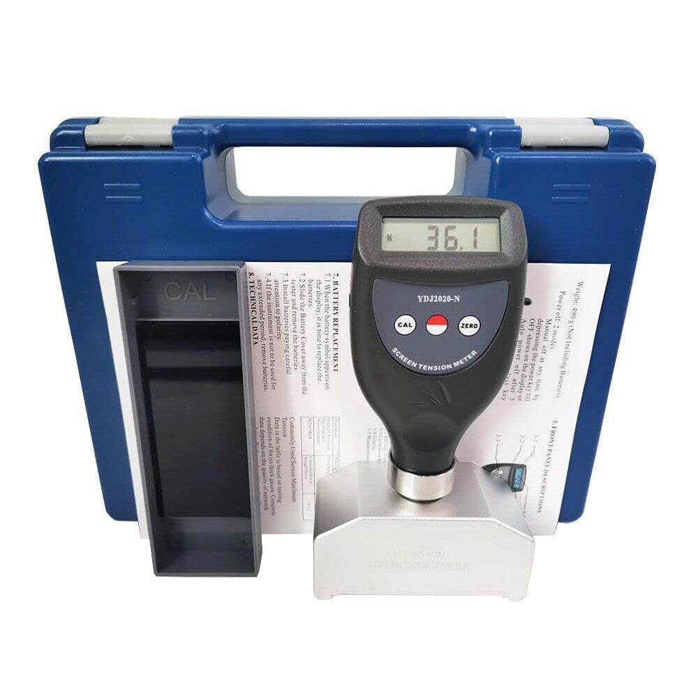 VTSYIQI Screen Tension Meter Digital Screen Printing Tension Meter with Measurement Range 7~40N/cm Resolution 0.1 High Accuracy for General Wire Mesh Tension and Steel Mesh Tension Measurement
