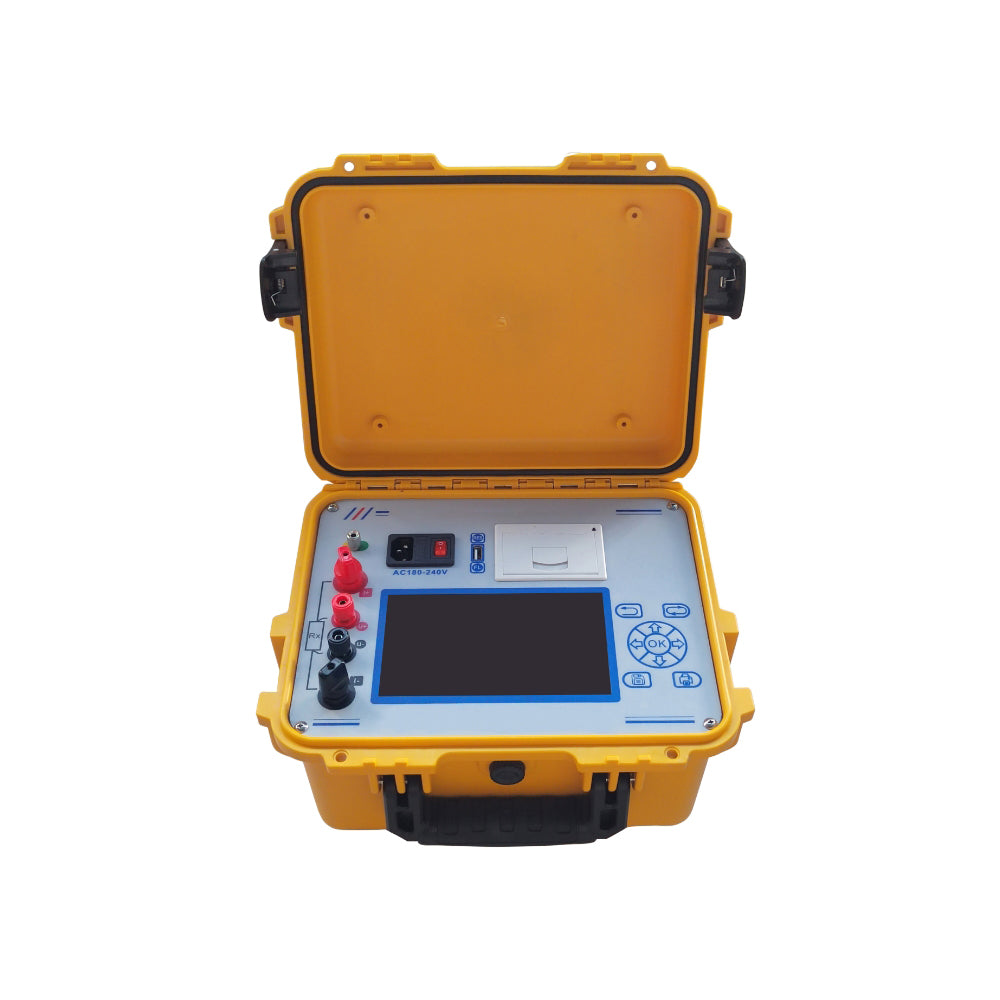 VTSYIQI Transformer DC Resistance Tester Transformer Winding DC Resistance Measurements with Measuring Range 0.001 Ω to 20KΩ Resolution 0.1 μΩ Output Current 20A, 10A, 5A, 1A, 200mA, 100mA, ≤ 10mA Accuracy 0.2%