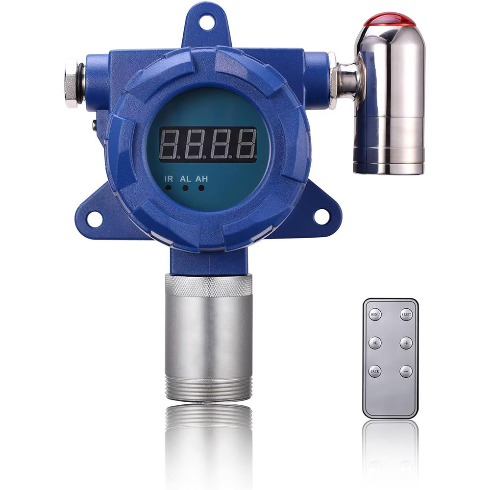 VTSYIQI NO Gas Detector NO Gas Leak Alarm with Measuring Range 0-50ppm Resolution 0.01ppm Standard 4-20mA and RS485 Infrared Remote Control Sound & Light Alarm
