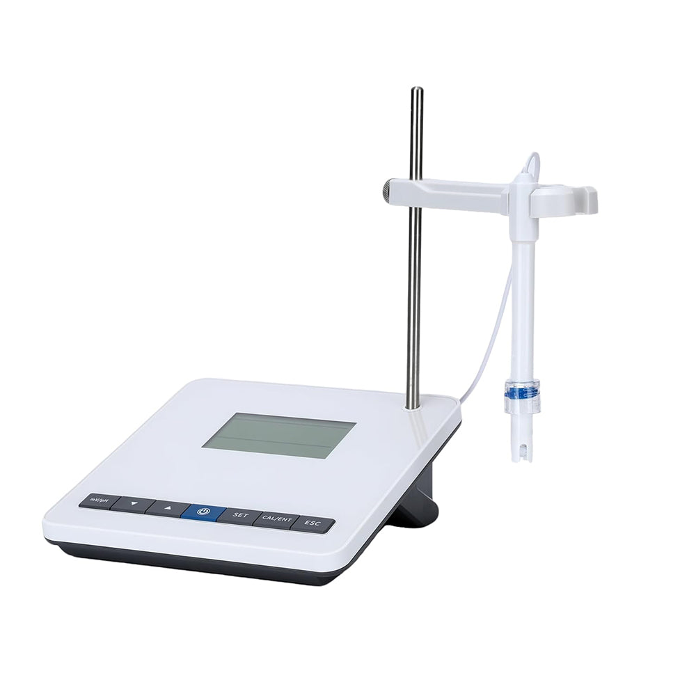 VTSYIQI Benchtop PH Meter for Acidity with PH Buffer Powder mV Measuring Range -1599~1599mV Resolutin 1mV Indication Error ±1%FS pH Range 0.00~14.00pH Resolutin 0.01pH Indication Error ±0.05pH Manual Temperature Compensation