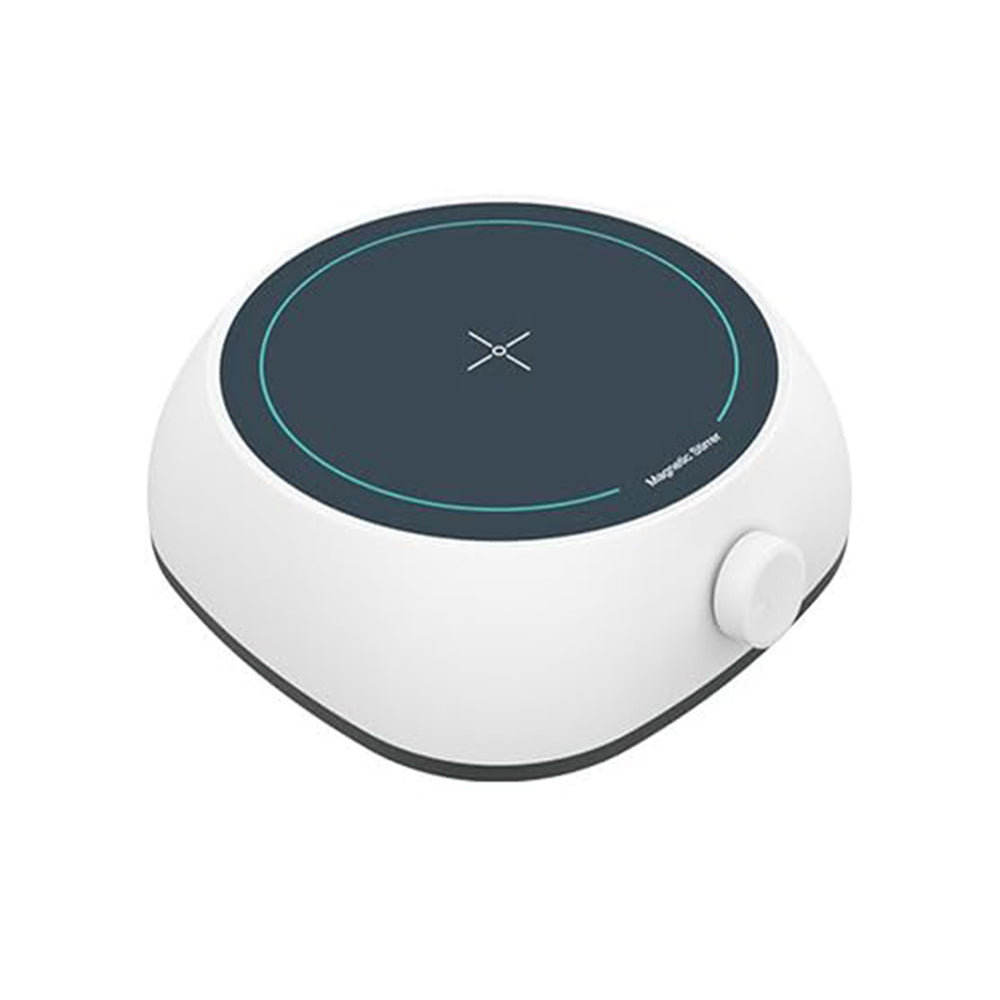 VTSYIQI Magnetic Stirrer Mini Magnetic Mixer Lab Magnetic Stirrer Equipment with Max Stirring Volume 2L (H2O) Speed 350 to1800 RPM Rotary Knob Brushless Motor Working Plate Size 135 MM Brushless Motor