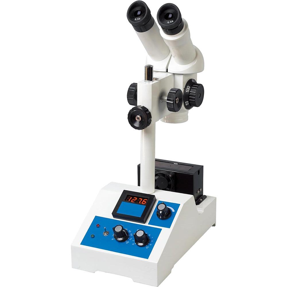 VTSYIQI Melting Point Instrument Melting Point Apparatus with Magnification 40×-100× Variable Magnification Range Room Temperature ~ 320°C Observation Mode Binocular Stereoscopic Microscope Minmum Display 0.1℃