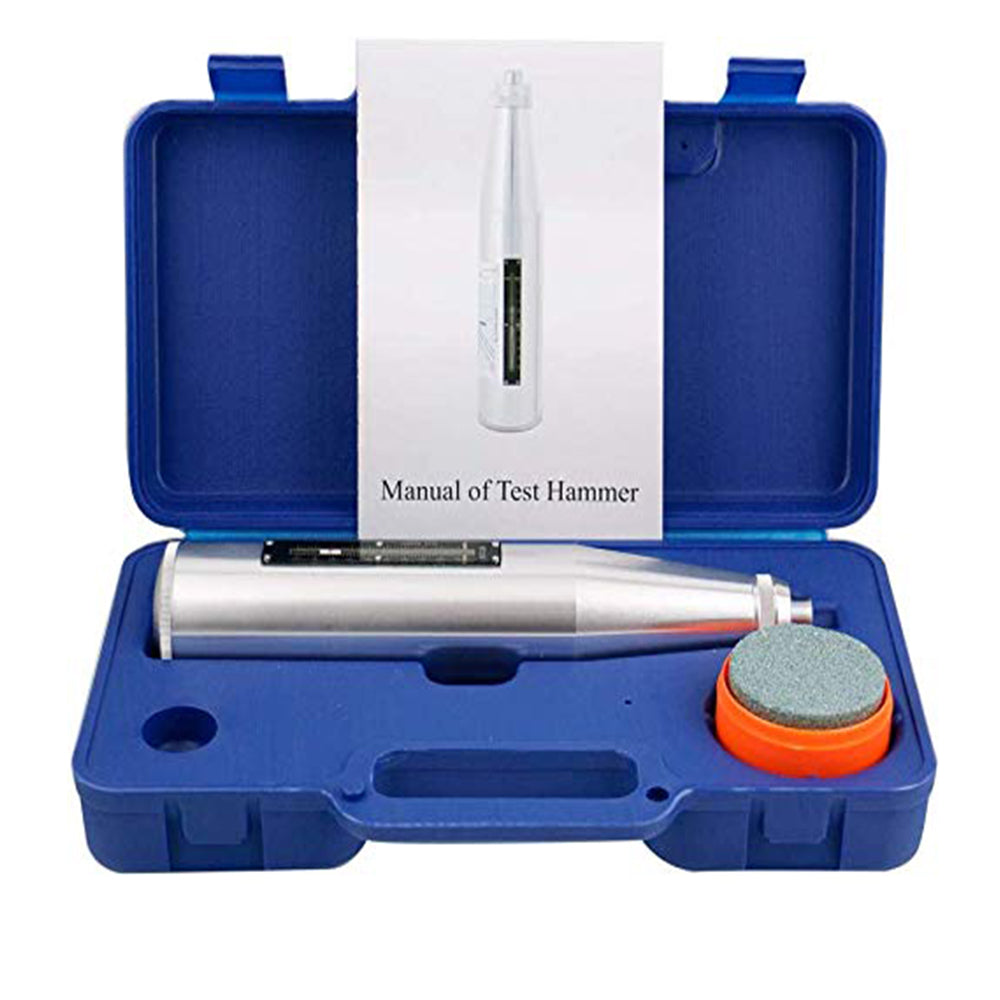 VTSYIQI Concrete rebound Hammer Tester Resiliometer Schmidt Hammer 10 to 60Mpa with High Aluminum Shell Material Portable Concrete Test