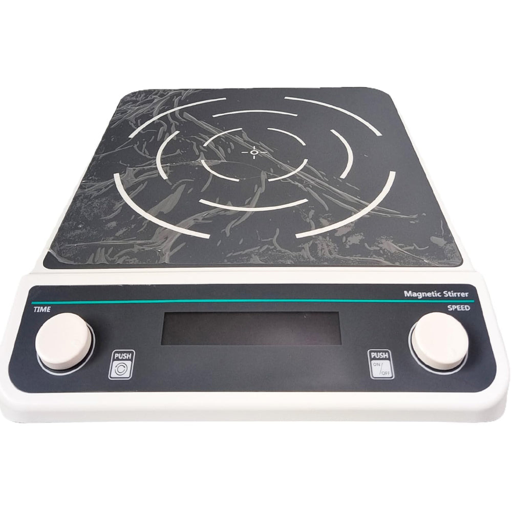 VTSYIQI 50L Magnetic Stirrer Large Capacity Magnetic Stirrer with Speed Range 50-1100rpm Max Stirring Volume 50L Speed Regulation Accuracy ±5rpm/min LCD Display Timing Function Forward and Backward Table Top Size 330mm