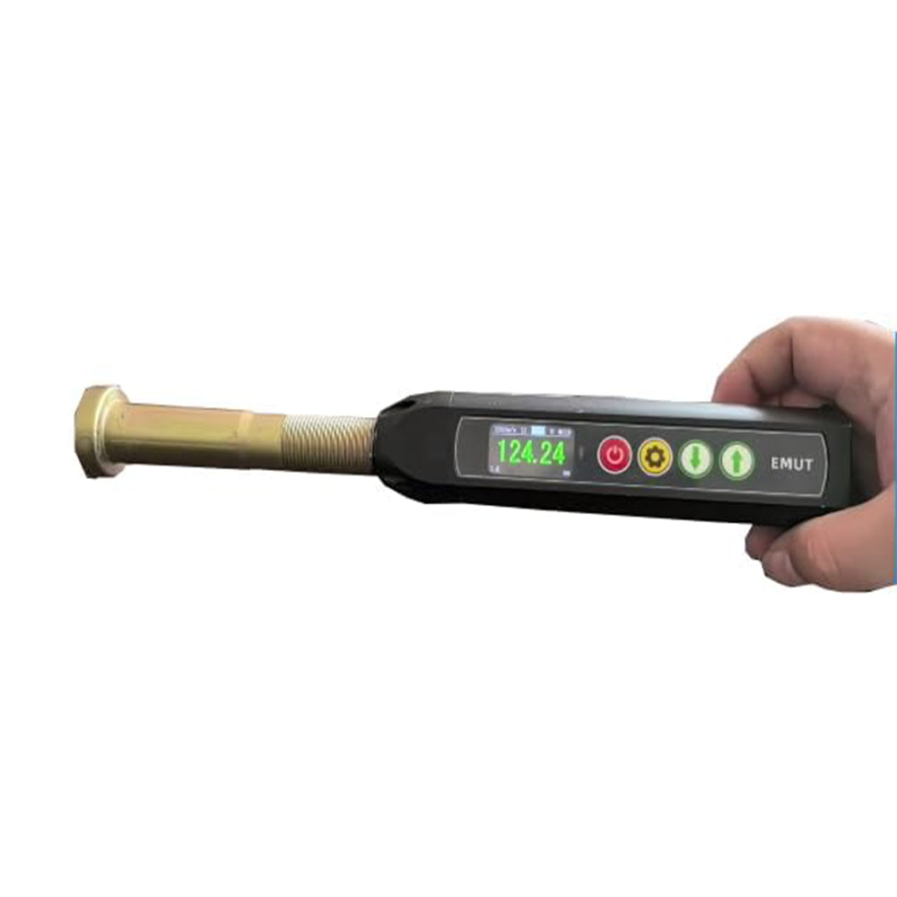 VTSYIQI Pen-Type Electromagnetic Ultrasonic Thickness Gauge Non-Contact Electromagnetic Ultrasonic Thickness Meter with Accuracy ±0.01mm Effective Range 1.0~320mm No Coupling Function Sound Velocity Range 400~9999 m/s I-E E-E Mode