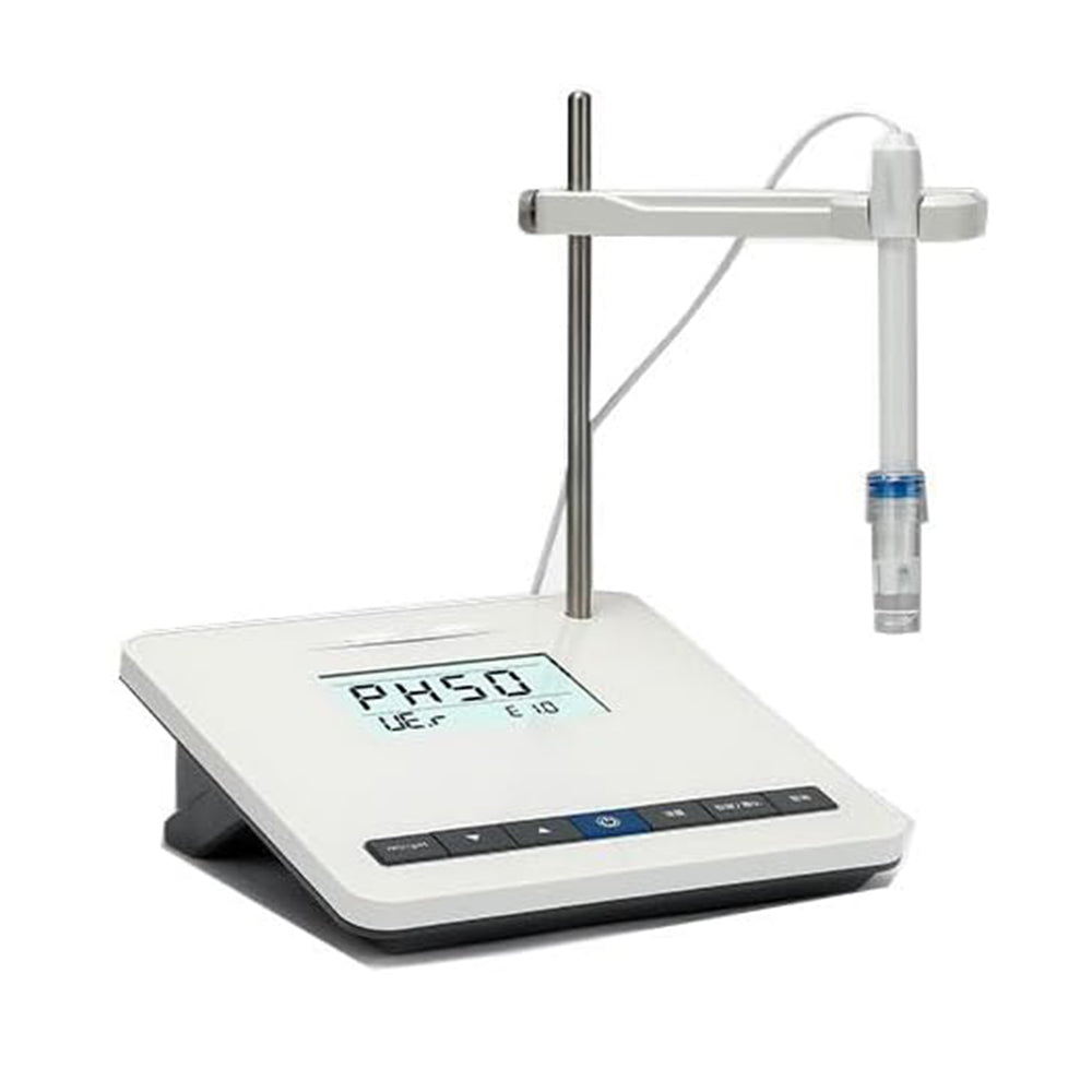 VTSYIQI Digital Benchtop pH Meter Benchtop PH Tester with PH Buffer Powder Manual Temperature Compensation mV Measuring Range -1800~1800mV Resolutin 1mV pH Measuring Range 0.00~14.00pH Resolutin 0.01pH 2 Points Calibration LCD Display
