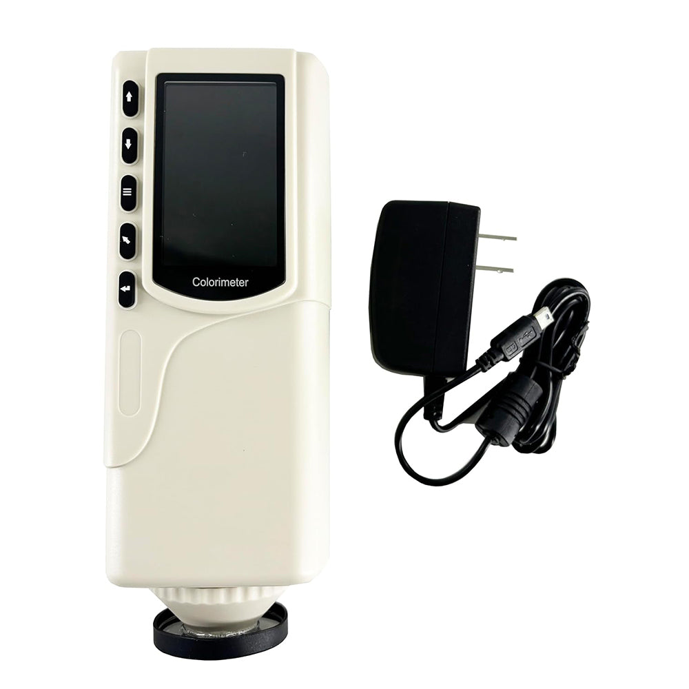 VTSYIQI Digital Color Meter Colorimeters Color Difference Meter with 4mm Aperture Color Space CIE LAB llluminant D65 Repeatability ΔE* ab ≤0. 03 100 Standards 10000 Samples Storage