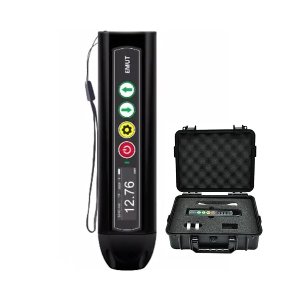VTSYIQI Electromagnetic Ultrasonic Thickness Gauge Measurement Device for Aluminum Copper Iron Carbon Steel Titanium Alloy Etc with Bandwidth 2.5MHz~6MHz No Coupling Function Accuracy ±0.01mm Effective Range 1.0~320mm