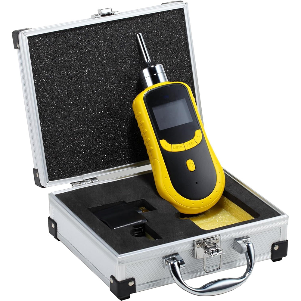 VTSYIQI HF Gas Detector Handheld Hydrofluoric Acid Gas Detector with Measuring Range 0 to 1000ppm Resolution ppm USB Interface Built-in Micro Sampling Pump Explosion-Proof Certification Principle Electrochemical