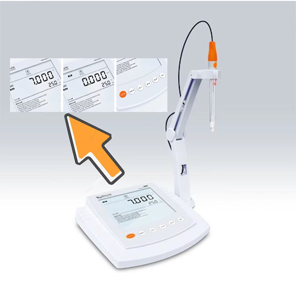 VTSYIQI Multi Parameter Water Quality Analyzer Water Quality Meter with Conductivity Standard Solutions Range 0 to 20.00,200.0,2000 µS/cm,20.00,200.0 mS/cm Accuracy ±0.5% F.S. for Measuring pH mV Conductivity TDS Temp