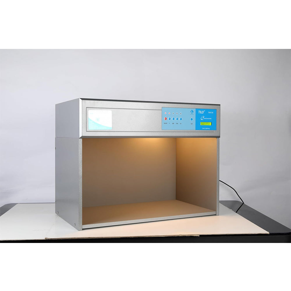 VTSYIQI Color Matching Light Box Color Assessment Cabinets Color Viewing Box for The Graphic Arts Photographic Textile Dyeing Packaging Printing with D65 TL84 F UV Four Light Sources 2 Voltages for Choosing 110V or 220V