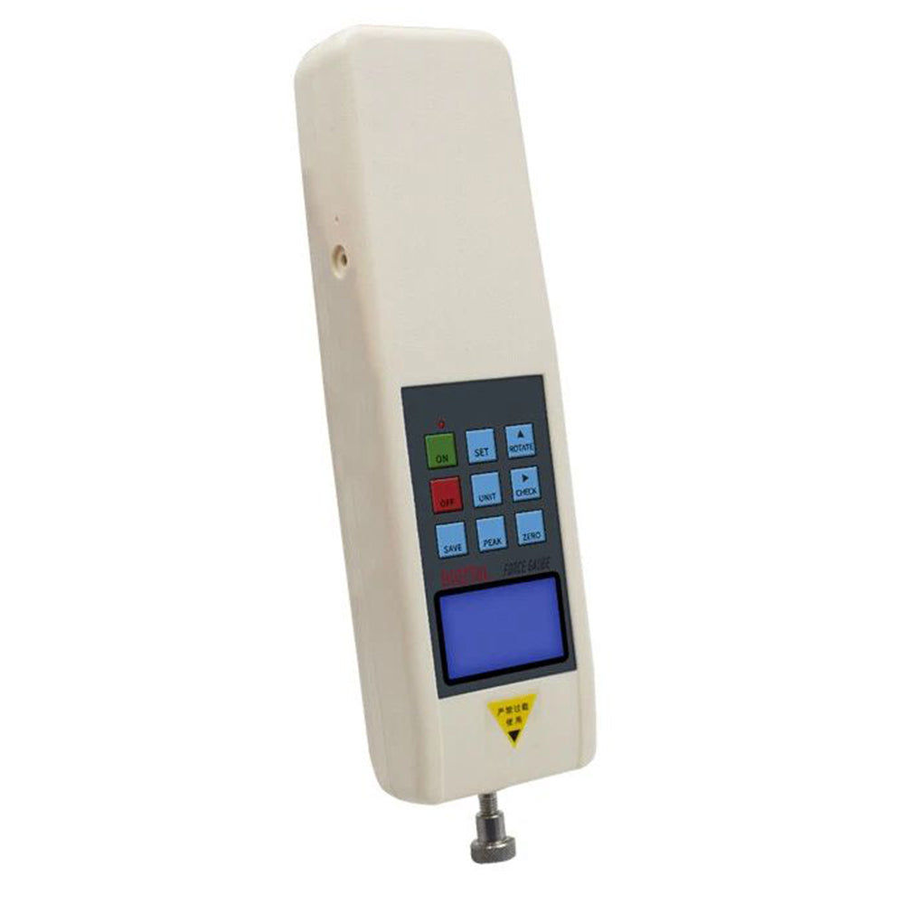 VTSYIQI Push Pull Gauge Force Gauge Meter with High Precision High Resolution Peak Hold Function 3 Measurement Units N Kg Lb Peak Load Value 1000N/ 100kg/ 220Lb Load Division Value 1N/ 0.1kg/ 0.1Lb