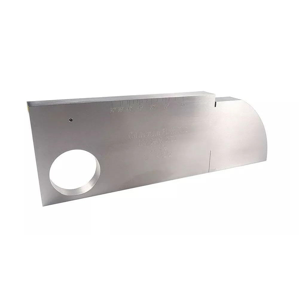 VTSYIQI Calibration Block for Ultrasonic Flaw Detector Meter Tester with 100mm Radius 3mm Hole Diameter 1018 Carbon Steel According to ISO2400-2012