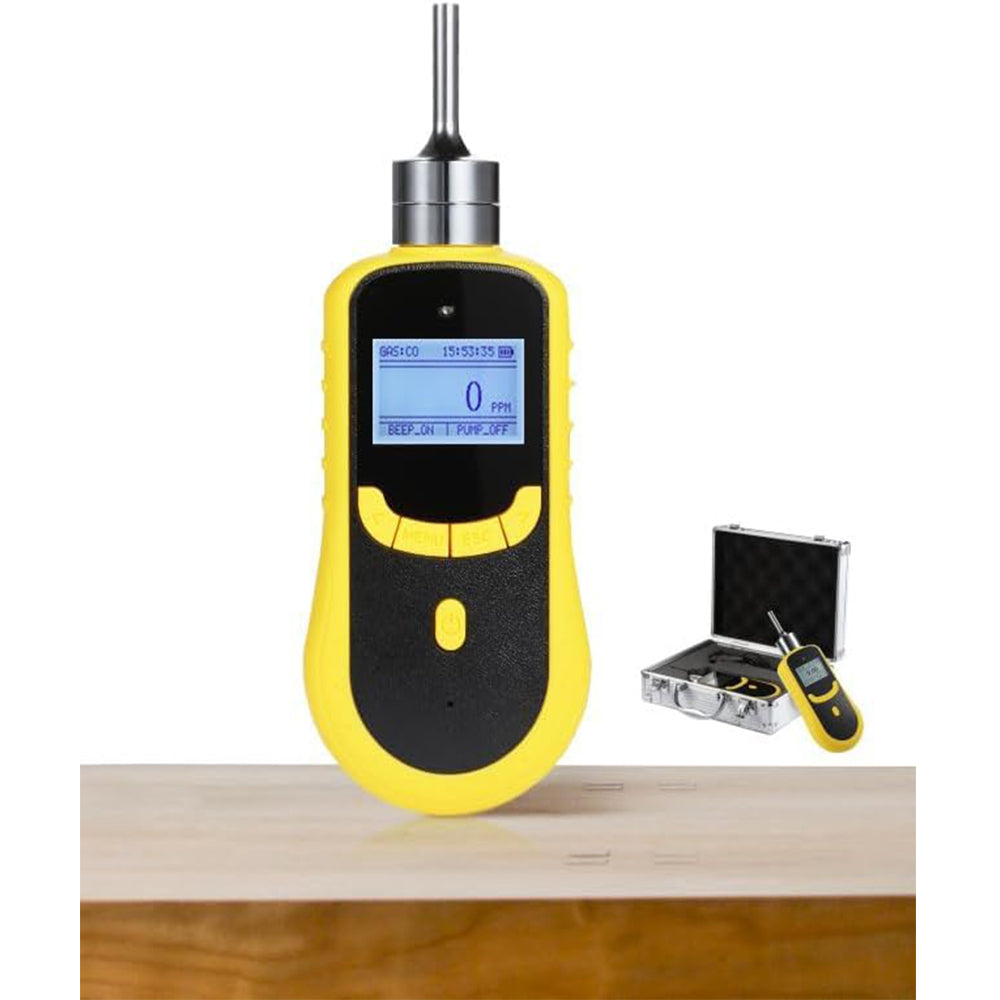 VTSYIQI Handheld Hydrofluoric Acid Detector HF Gas Detector with Measuring Range 0 to 10000ppm Resolution 1ppm Accuracy ≤±3% F.S.Principle Electrochemical Explosion-Proof Certification Built-in Micro Sampling Pump