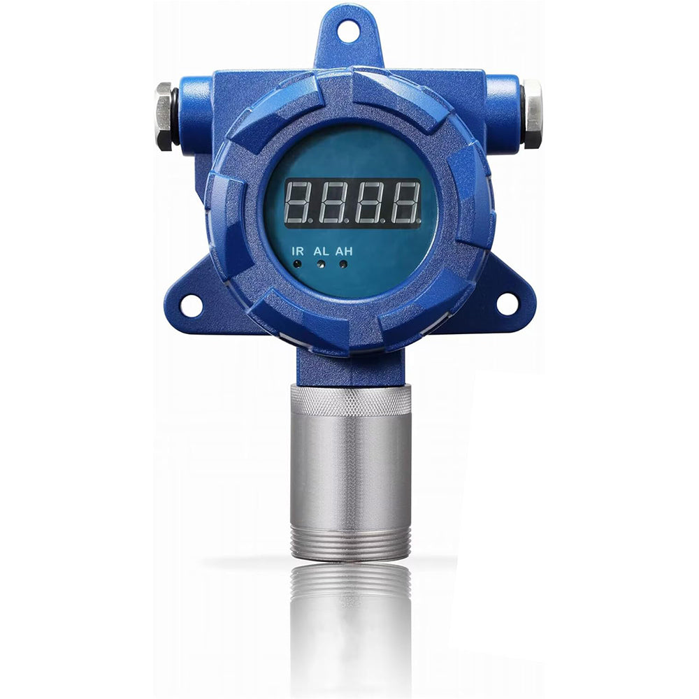 VTSYIQI Fixed NOX Gas Detector Nitrogen Oxide Gas Leak Detector with Measuring Range 0 to 200ppm Resolution 0.1ppm Automatic Calibration Function High Brightness Digital Tube Display Electrochemical Principle