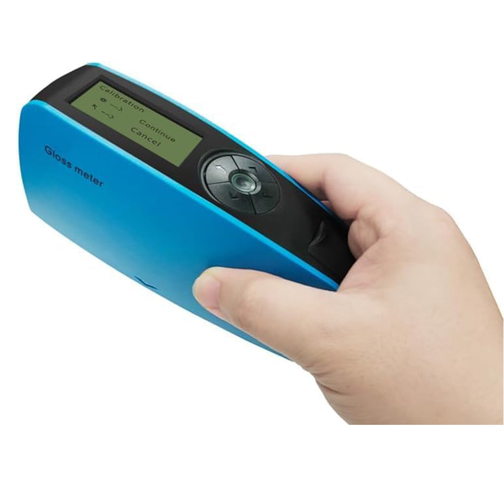 VTSYIQI Handheld Gloss Meter 45 Degree Gloss Meter for Gloss Measurement and Quality Inspection in Paint, Ink, Coating, Paper Printing Etc with Measuring Range 0~800GU Measuring Spot (mm) 10x13 High-precision Measurement Multi-mode Measurement