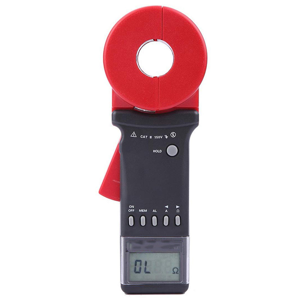 VTSYIQI Digital Ground Resistance Tester Earth & Ground Resistance Testers with Clamp Jaw Size Φ32mm Current Range 0.00mA~20.0A Resistance Range 0.010Ω~1200Ω Resistance Resolution 0.001Ωfor Grounding Resistance Measurement