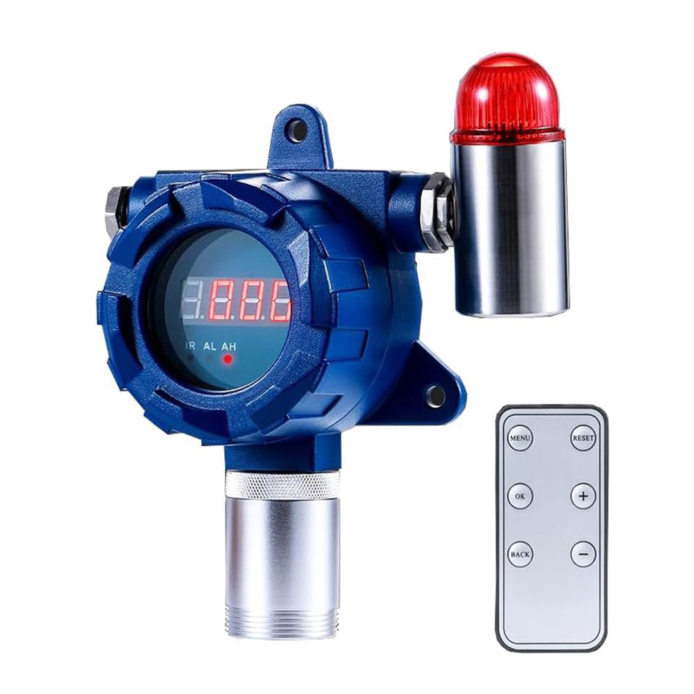 VTSYIQI Hydrogen Chloride Gas Detector HCL Gas Monitor with Measuring Range 0-10ppm Resolution 0.01ppm Detection Principle Electrochemical Principle Standard 4-20mA and RS485 Output
