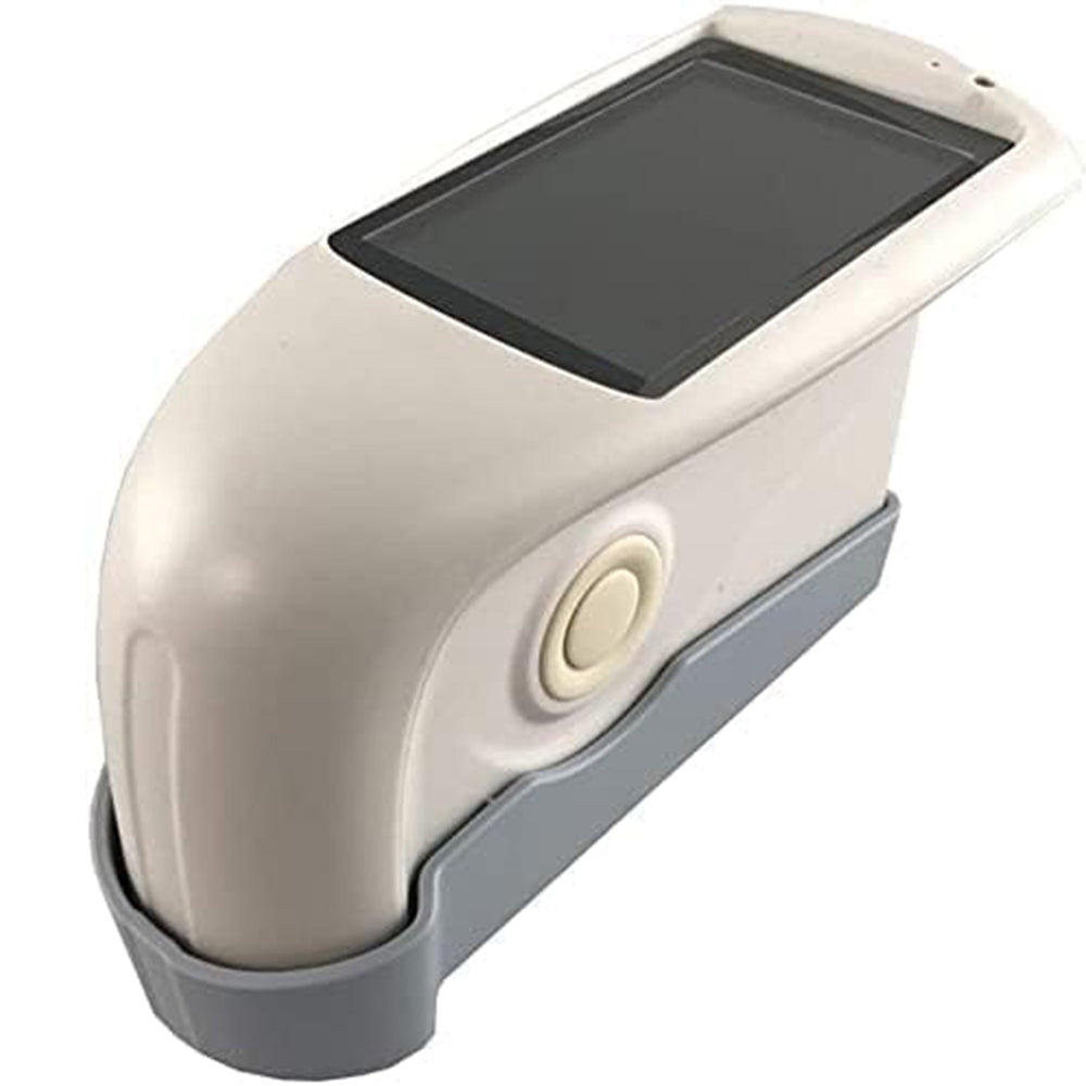 VTSYIQI 60° Gloss Meters Handheld Gloss Meter with Measurement Range 0~1000GU Large Touch Screen Operation Display 5 Sets of Measurement Data Division Value 0.1GU Measuring Time 0.5s for Marble Granite Vitrified Polished Tile Pottery Brick Etc