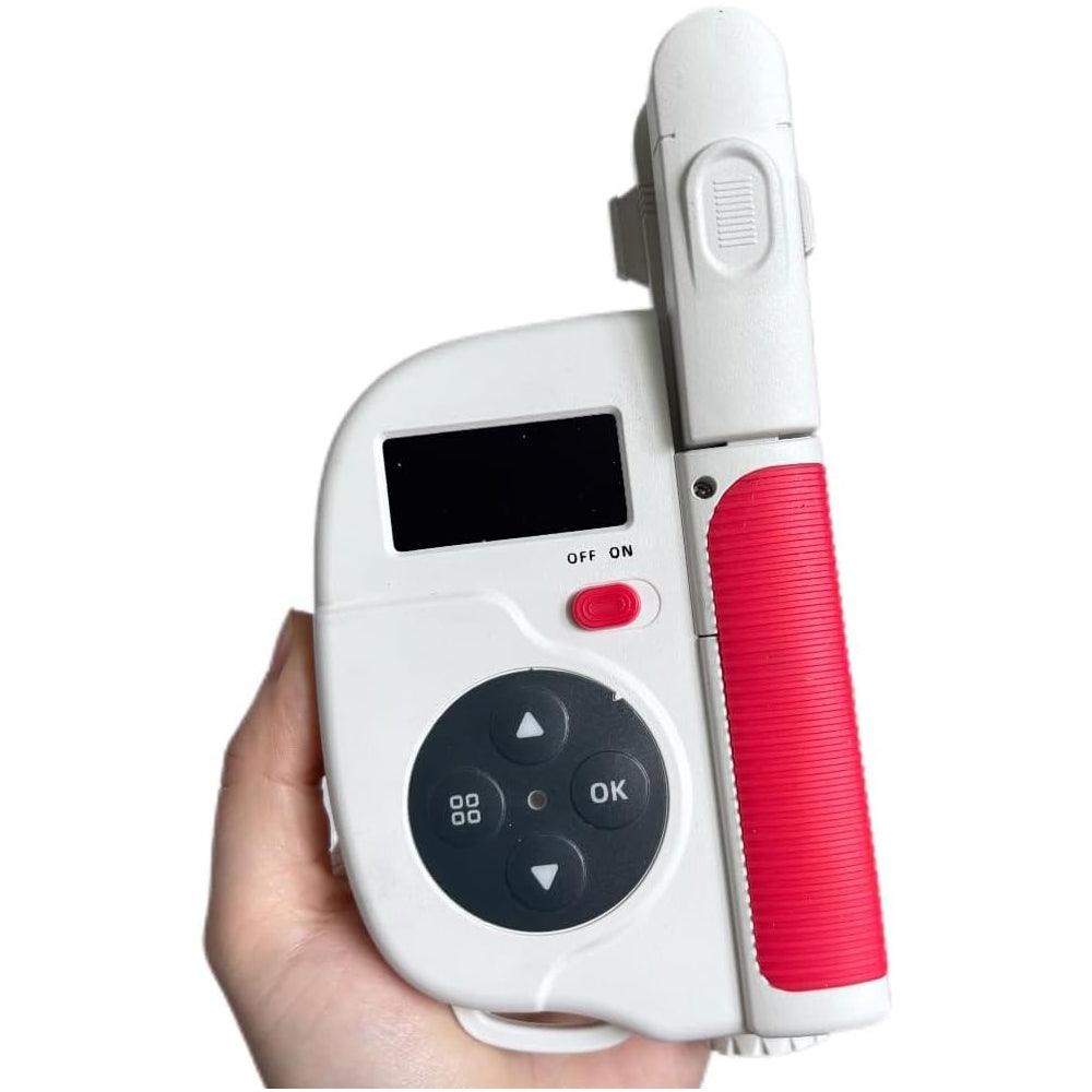 VTSYIQI Chlorophyll Content Meter Chlorophyll Tester Analyzer with Chlorophyll Measurement Range from 0.0 to 99.9SPAD Leaf Surface Temperature Range -10~99.9°C 2-wavelength Concentration Difference of Optical Methods Measuring mode