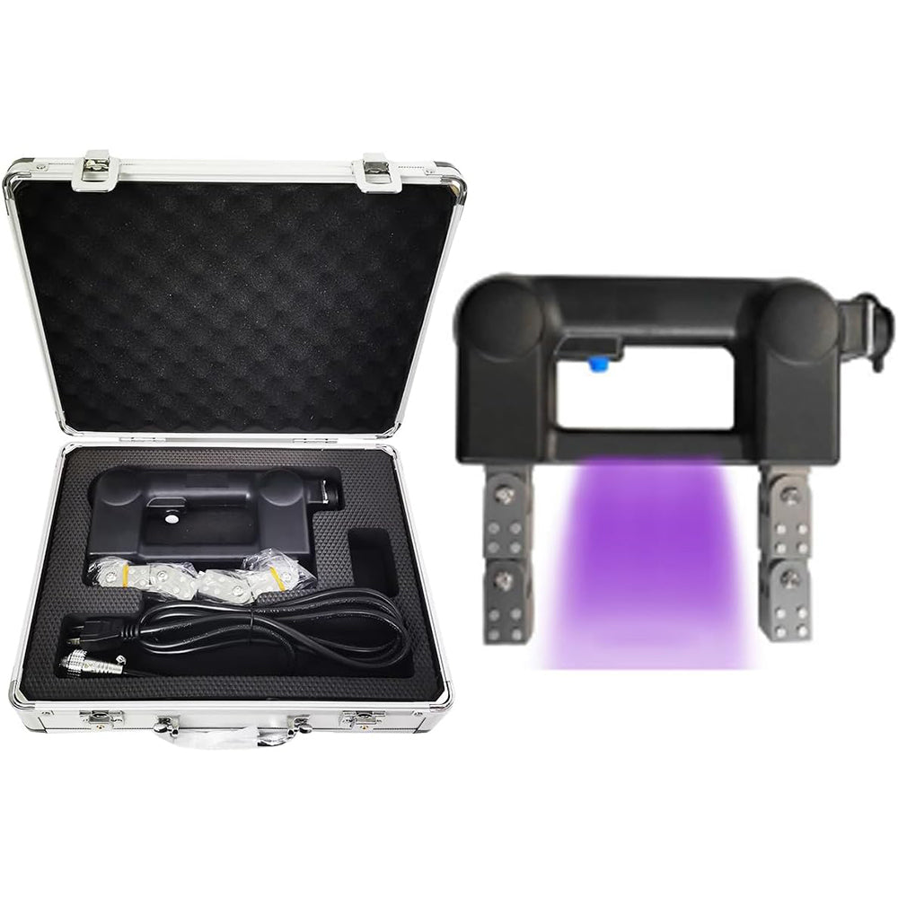 VTSYIQI Portable Magnetic Particle Testing Equipment Mag Particle Inspection Equipment with U-V Light Fluorescent Magnetic Powder Inspection Magnetic Pole Pitch:0-230mm Lifting Force:AC>4.5kg (44N) AC110V 50/60Hz